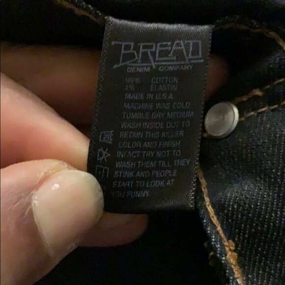 Truth, Freedom & Bread blue jeans 31 straight dark wash - Picture 13 of 13